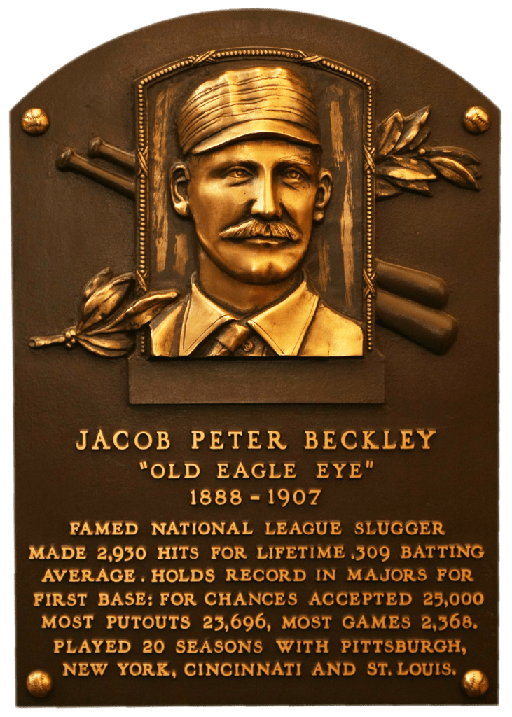 Nineteenth-century Hall of Famer Jake Beckley finished with 2,938 hits; he still holds the career record for putouts by a first baseman 