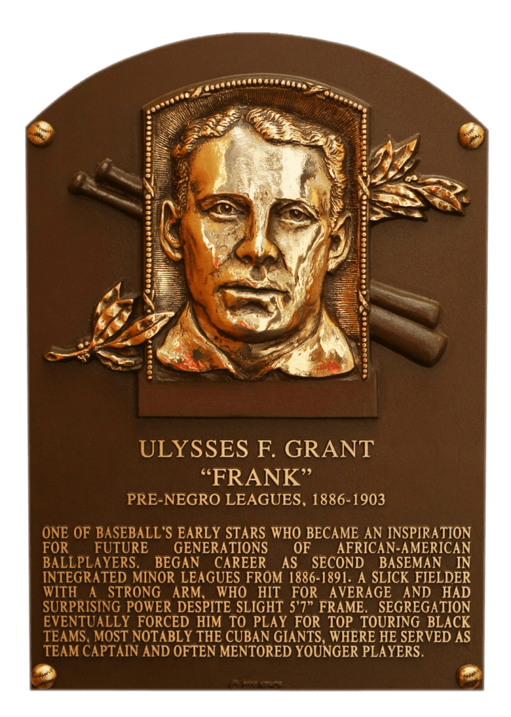 Frank Grant played in the minors before baseball's color barrier was erected