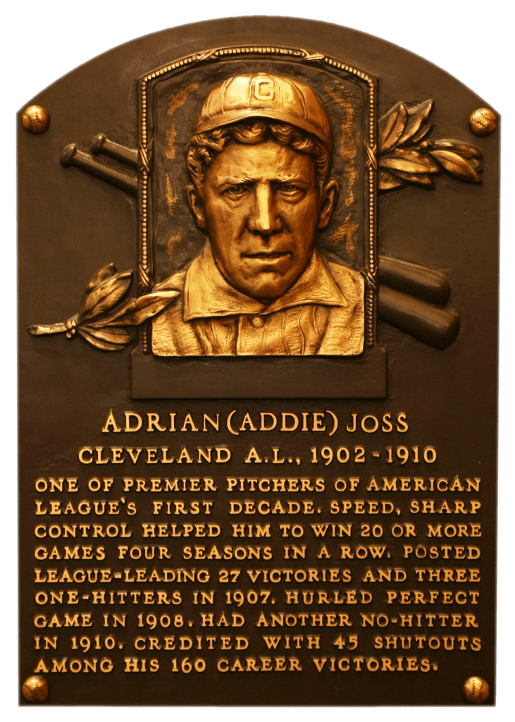 Addie Joss is one of three post-1900 MLB debut HoF players whose autograph is not in the collection