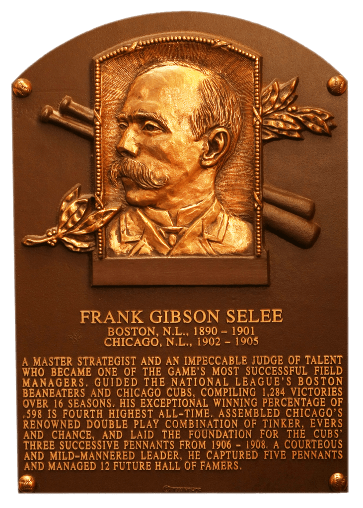 From 1891-1898, Frank Selee's Boston teams were the National League champions five times