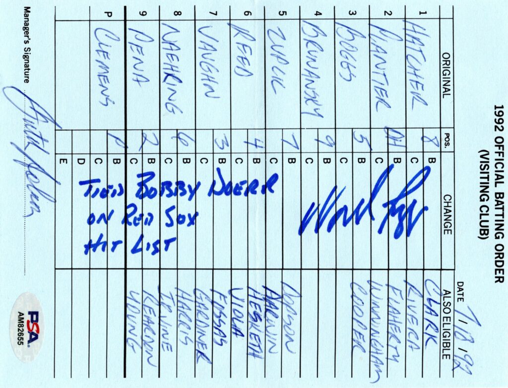 Boggs stands high on Boston's career leaderboard