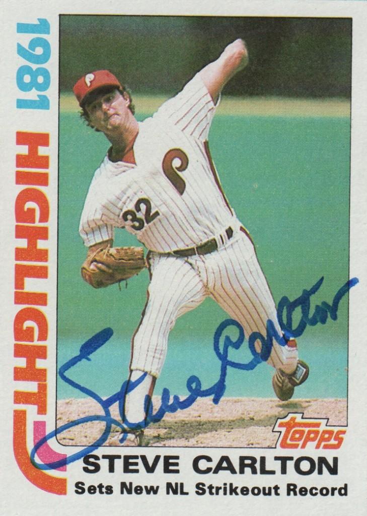 Carlton set the NL mark for career strikeouts in 1981, a record he still holds