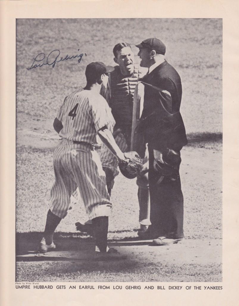 Krichell signed Columbia University standout Lou Gehrig