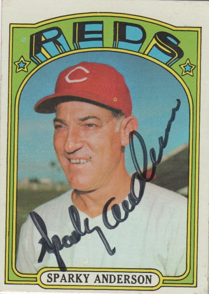 Sparky won two World Series titles with the Reds