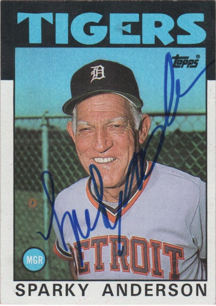 Sparky managed 17 of his 26 years with the Detroit Tigers