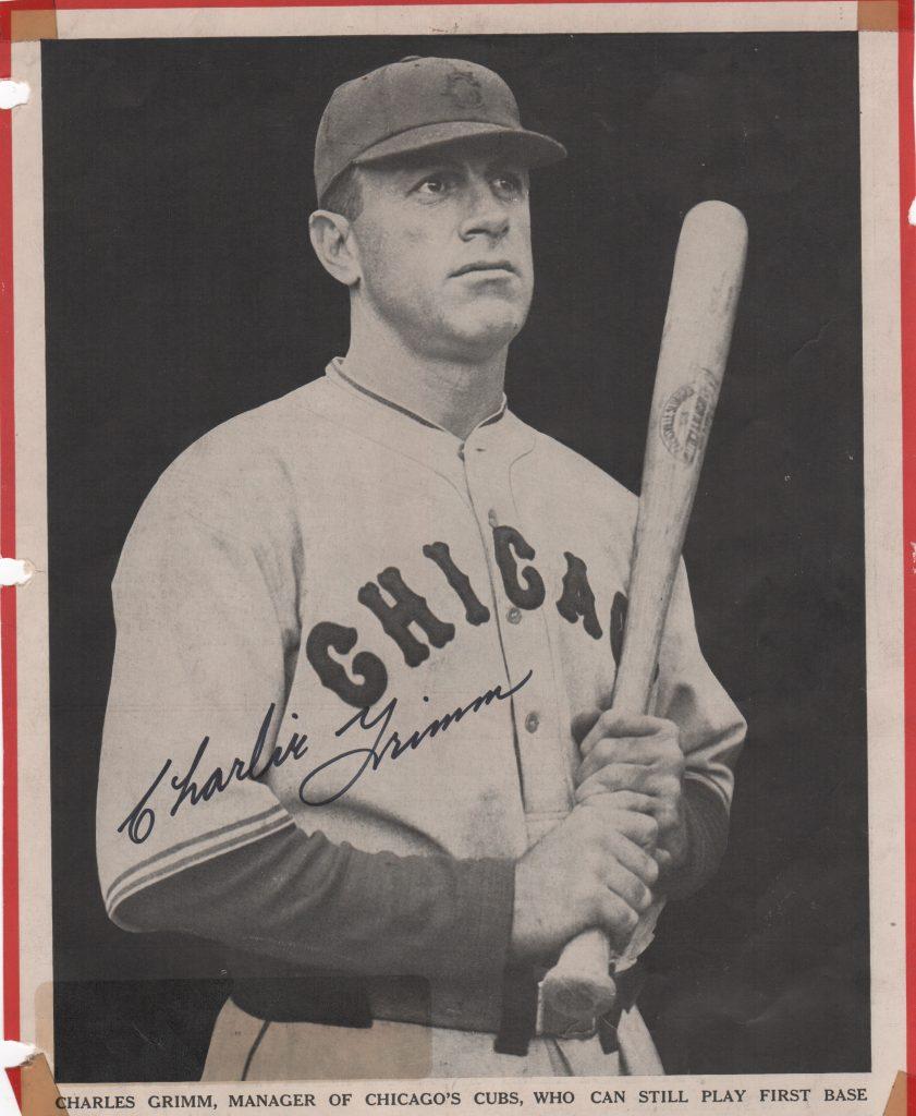 Charlie Grimm had 2,299 hits as a player and three pennants as a skipper