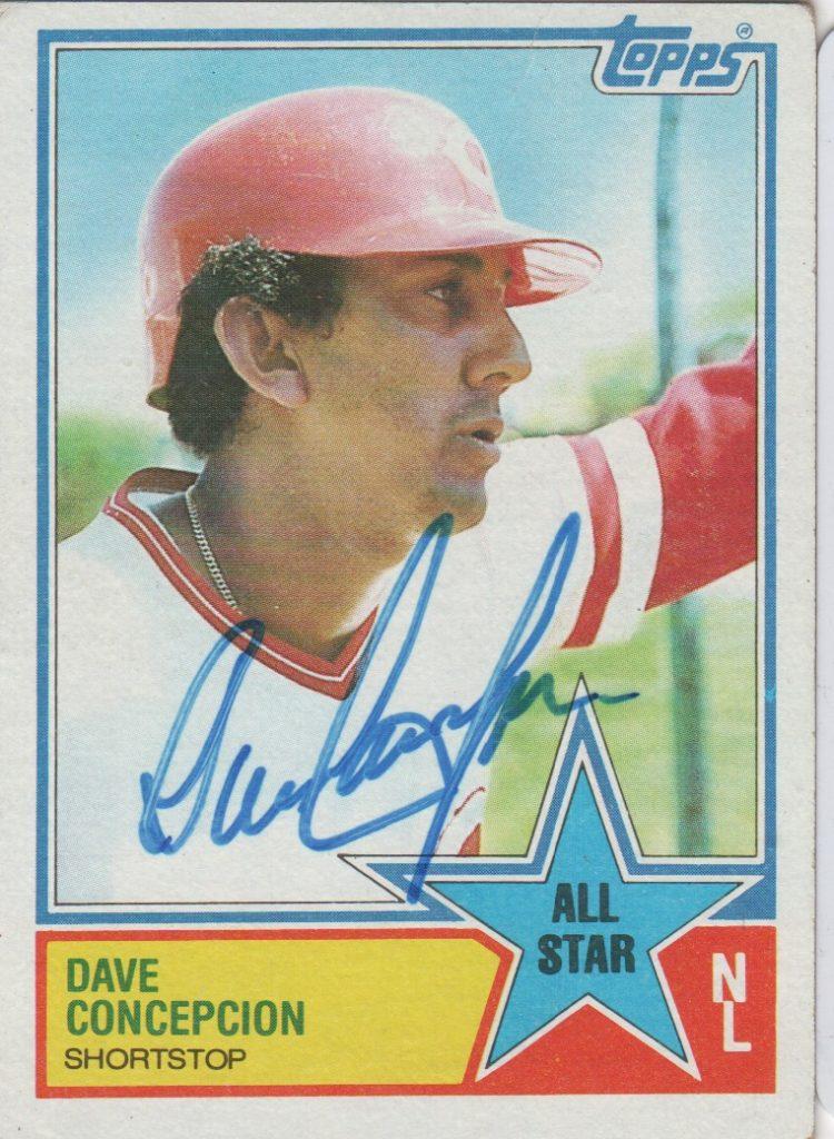 From 1973-1982 Concepcion earned 9 All Star selections, 5 Gold Gloves and two Gold Gloves