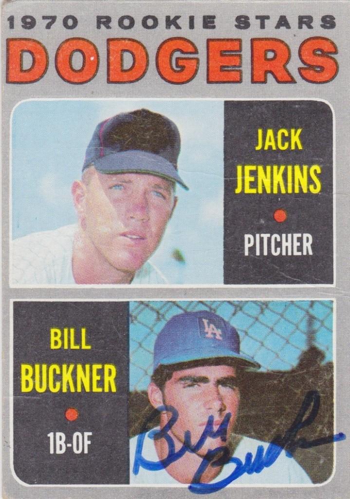 Bill Buckner first appeared on this baseball card for Topps Chewing Gum