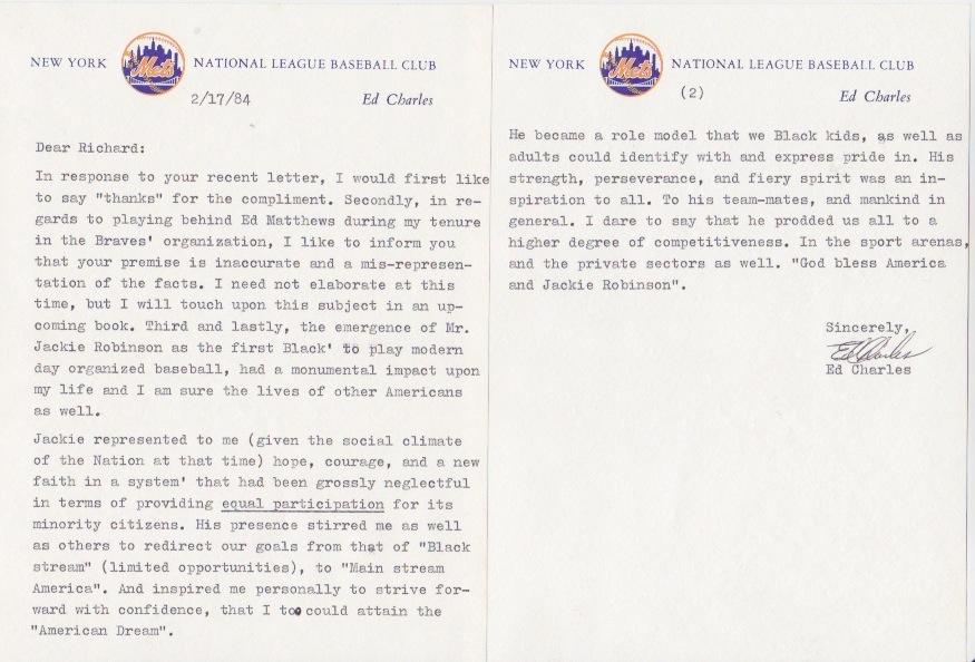 A letter from the president of the united states
