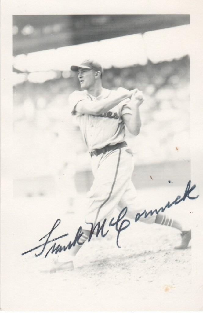 Frank McCormick was the third consecutive Reds player to earn the MVP