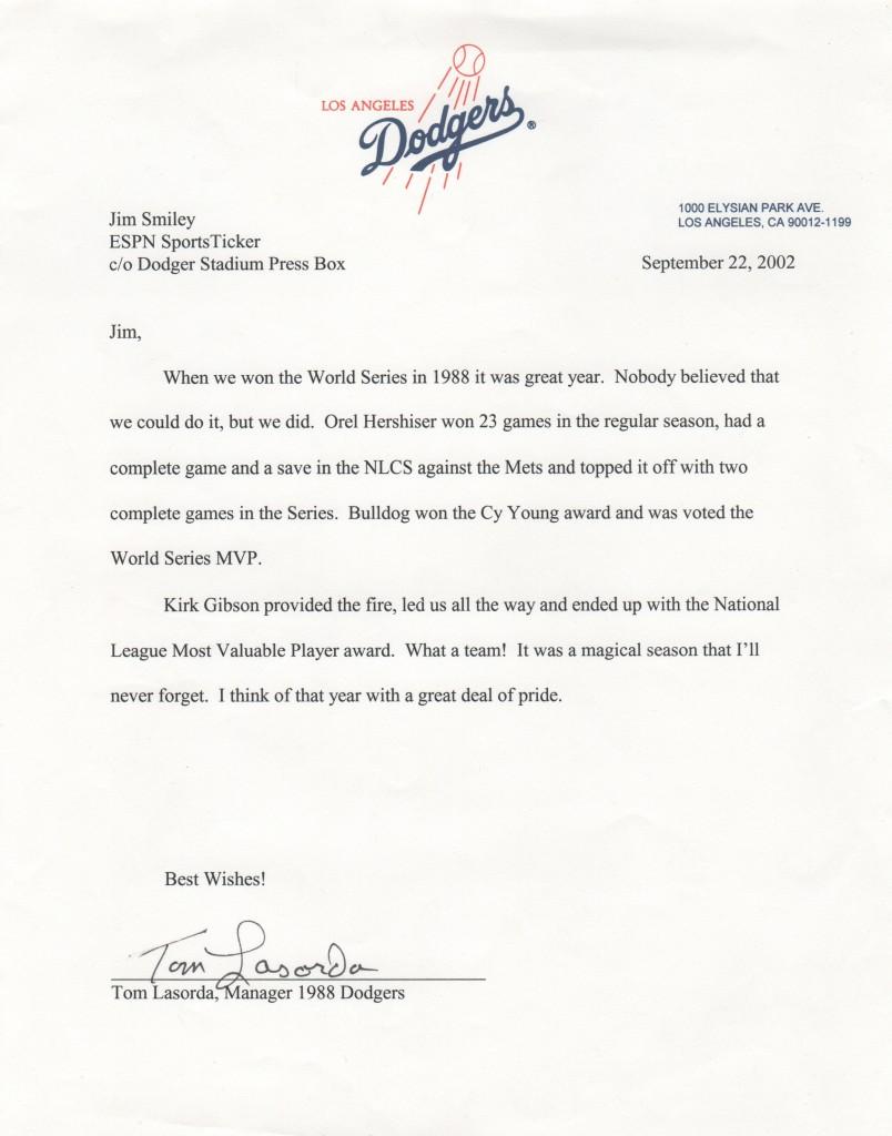 Is Kirk Gibson's homer in the 1988 World Series the greatest hit in the history of Dodger Stadium?