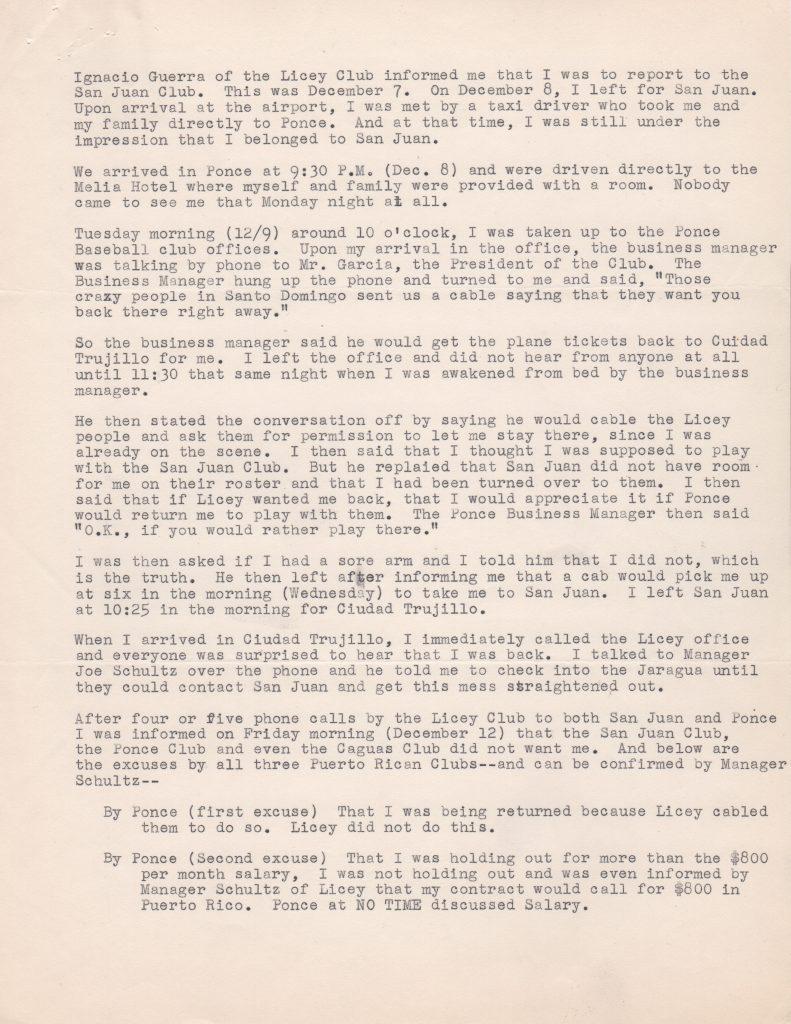 Details of dispute according to Gibson