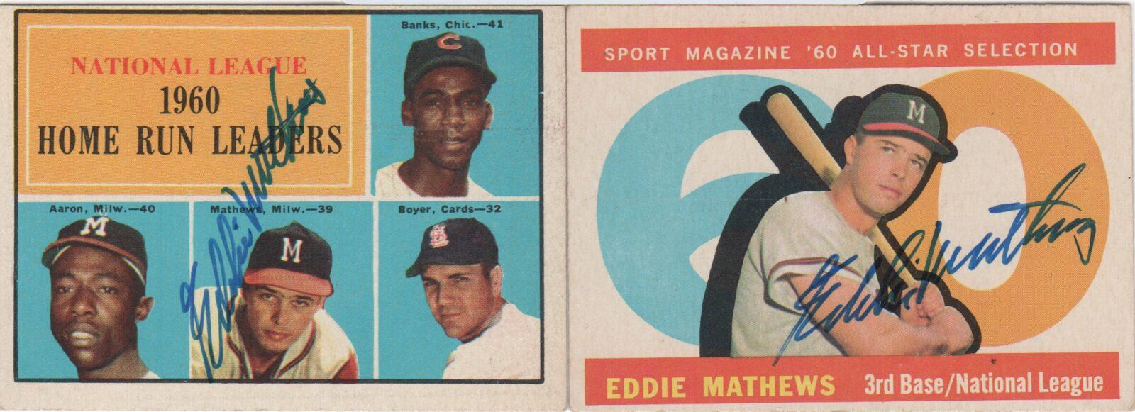 Who do you think was the better overall player, Eddie Mathews or