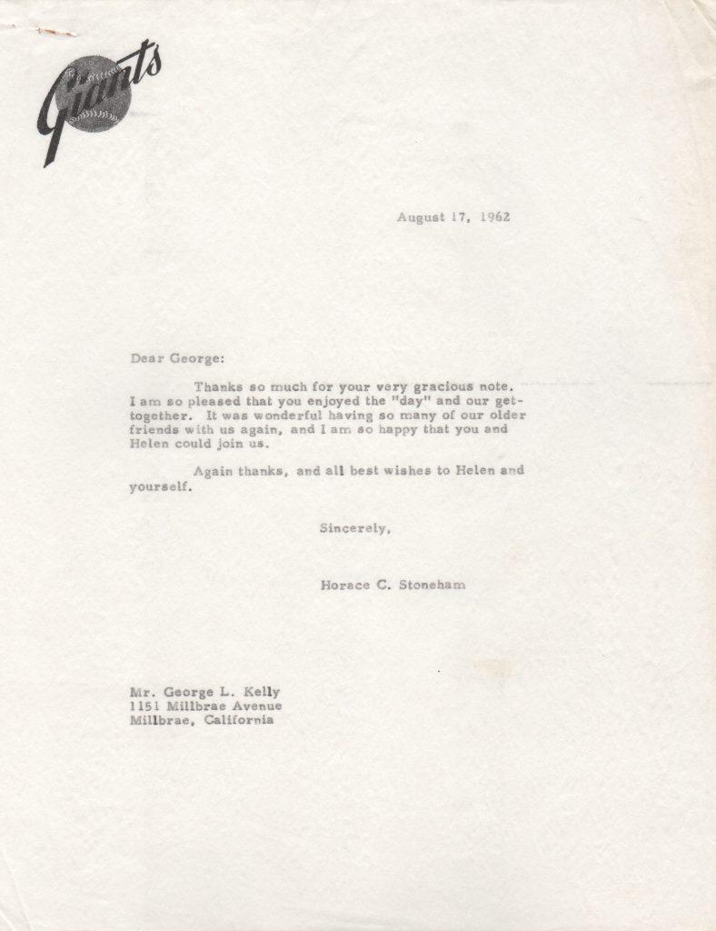 Here's a file copy of Stoneham's response to Kelly's letter