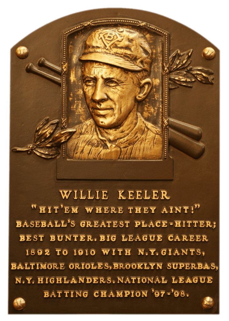 Willie Keeler's .424 average in 1897 is the highest by a left-hander