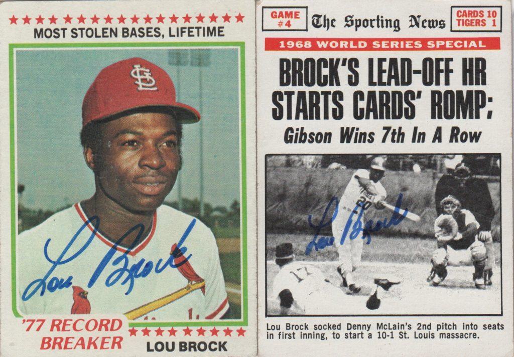 Speedster Lou Brock was a World Series hero, hitting .391 in 21 Fall Classic games