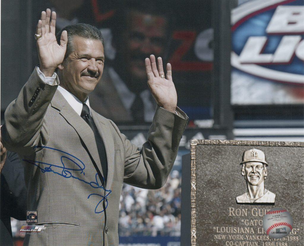 Guidry was enshrined at Monument Park in 2003