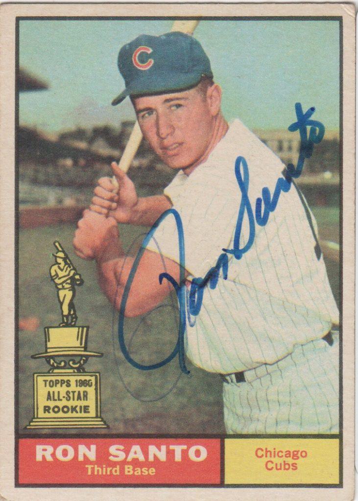 Ron Santo was outstanding at the plate and in the field