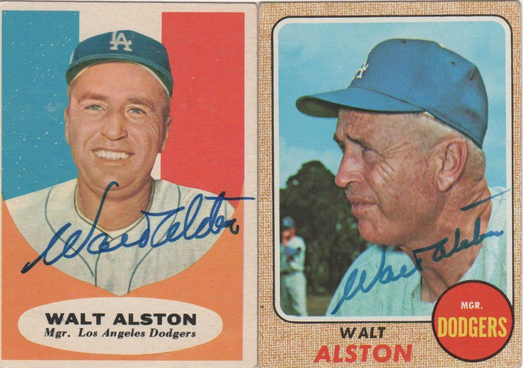 Walter Alston managed the Dodgers in the 1950s, '60s, and 70's