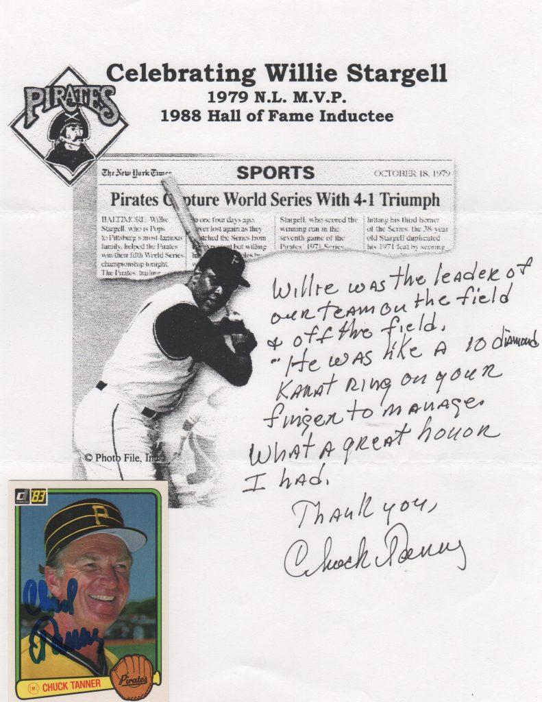 Chuck Tanner relied on Stargell's in the 1979 championship season