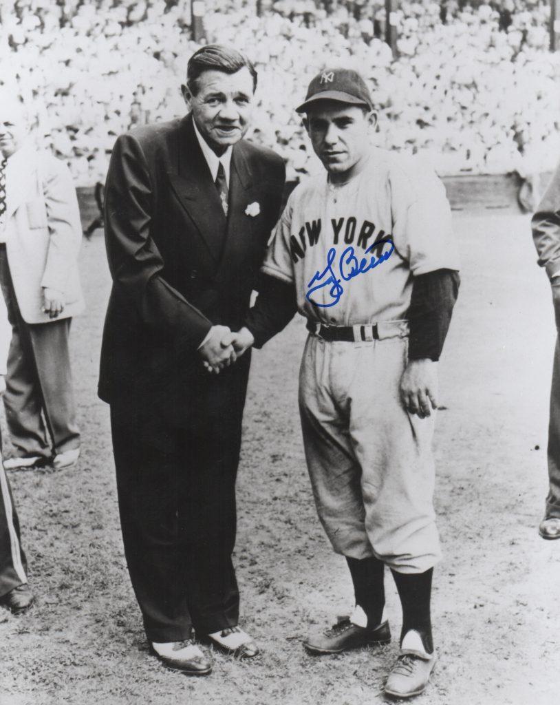 Yogi Berra helped continue the Yankee dynasty after the Sultan of Swat retired