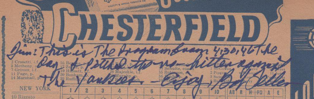 Only Nolan Ryan (7) and Sandy Koufax (4) have more than Feller's three no-hitters