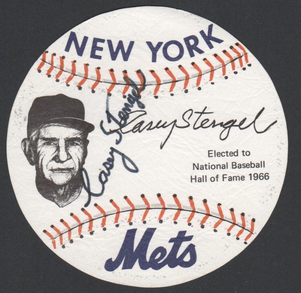 Stengel played for 5 teams from 1912-1925 and managed four from 1934-1965