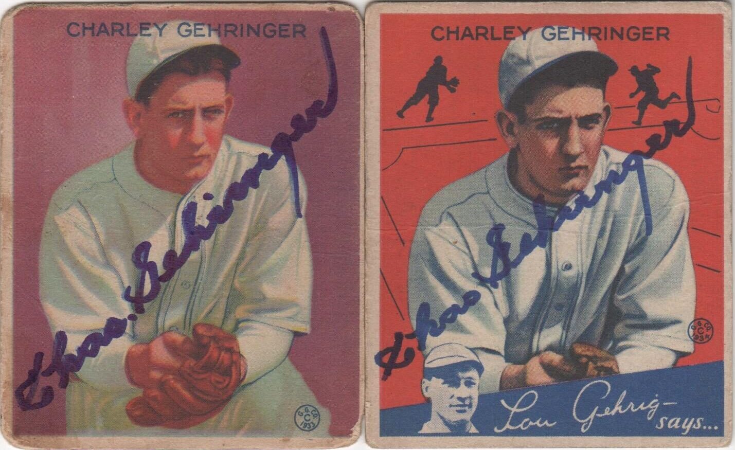 Charlie Gehringer Cards