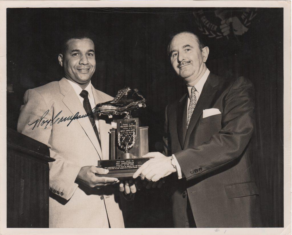 Campanella played parts of 8 seasons in the National Negro League before his Dodger days