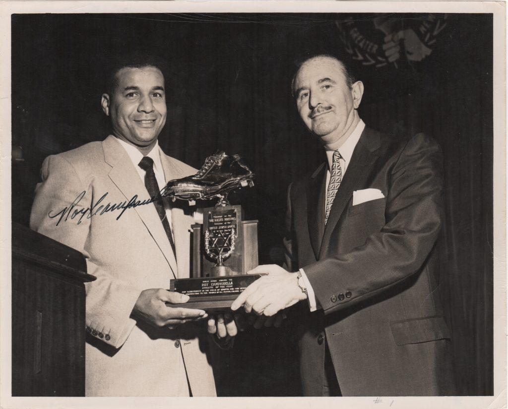 Campanella played parts of 8 seasons in the National Negro League before embarking on his career with the Dodgers