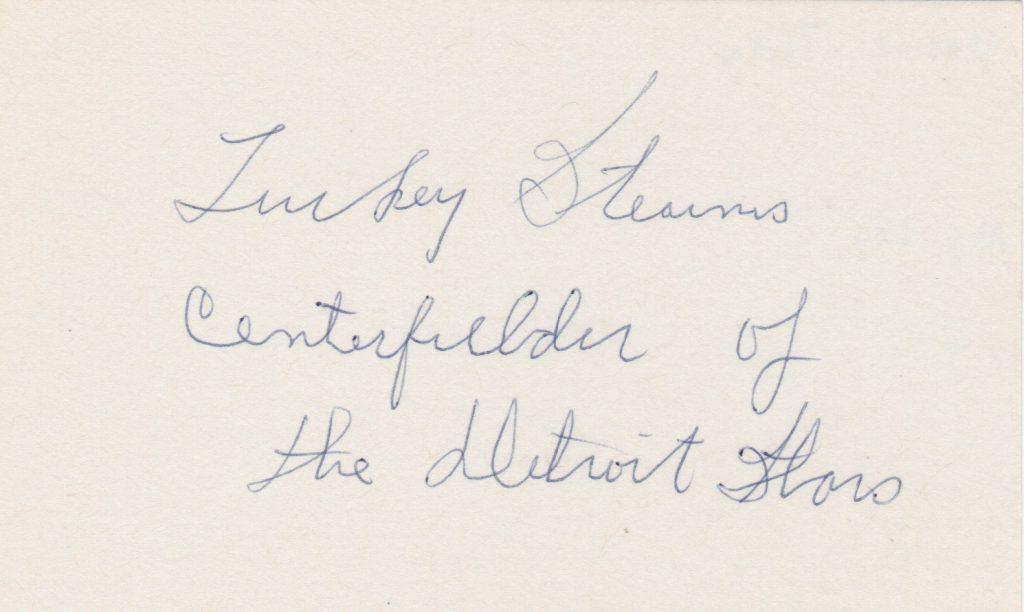 Negro Leaguer Turkey Stearnes was a 5-tool player