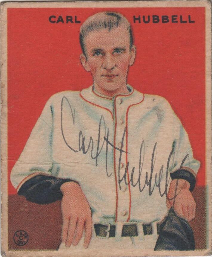 Carl Hubbell was the first pitcher to be named the Most Valuable Player twice