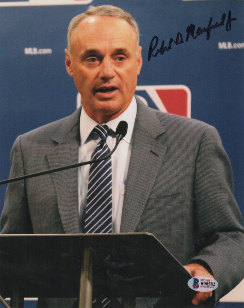 Rob Manfred serves as the tenth Commissioner of Baseball