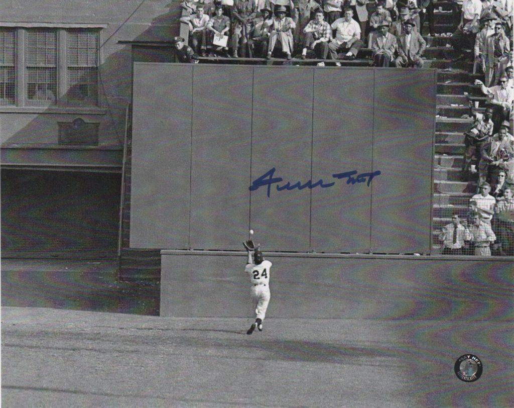 Willie Mays caught Vic Wertz's 450-foot drive in the Polo Grounds to save Game 1 of the World Series