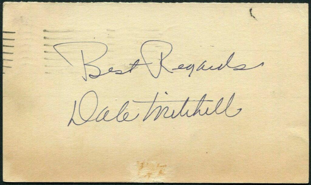 Dale Mitchell hit .336 with only 17 strikeouts in the 1948 Indians World Championship year