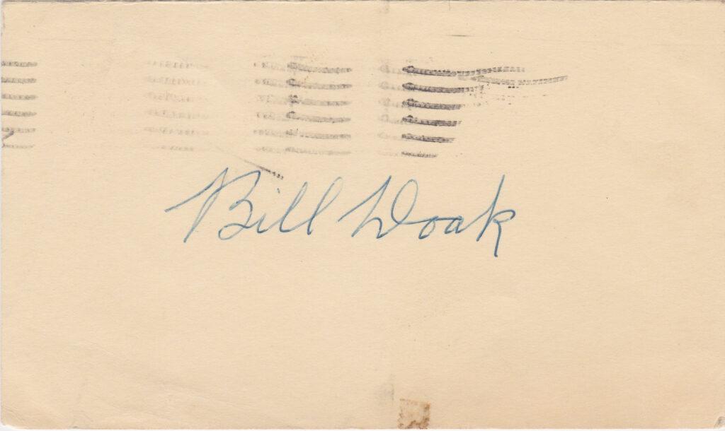 Pitcher Bill Doak had a fine MLB career before becoming an innovator for the design of baseball gloves