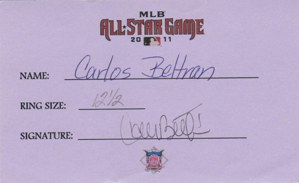 Carlos Beltran played in nine All Star games in his 20-year career