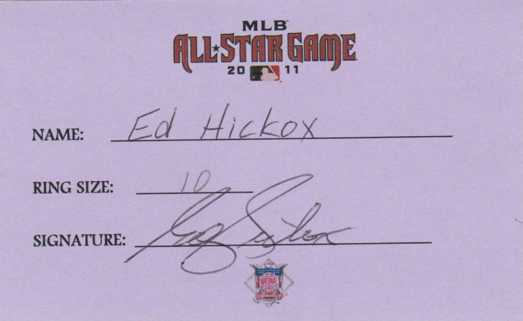 Ed Hickox called balls and strikes for both Alex Rodriguez' 1st and 3,000th MLB hits