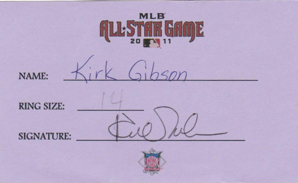 Two-time World Series champ Kirk Gibson had a long and productive 17-year big league career