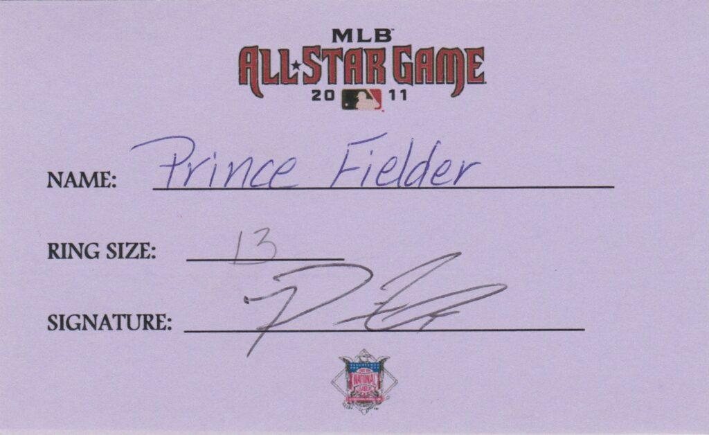 Prince Fielder earned the Hank Aaron Award, three Silver Sluggers, and the 2011 All Star MVP Award
