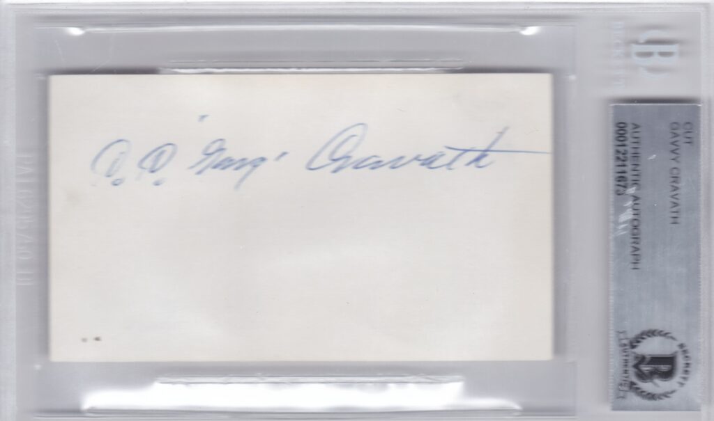 Gavy Cravath's case for Cooperstown now rests in the hands of the Veterans Committee