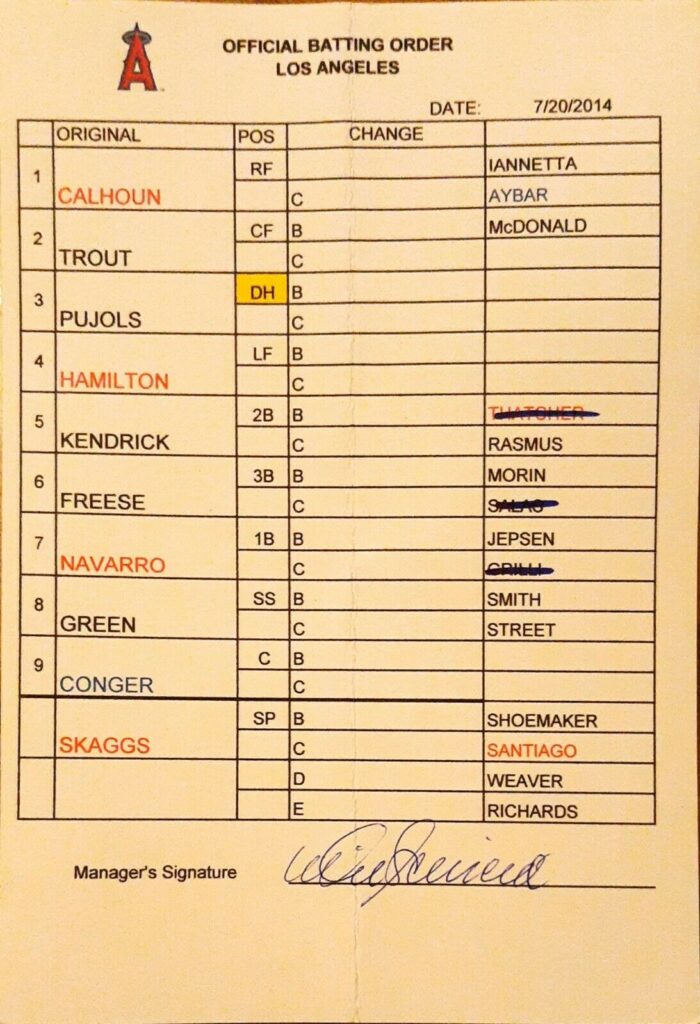 Mike Scioscia managed the Angels for the first 7 seasons of Mike Trout's career