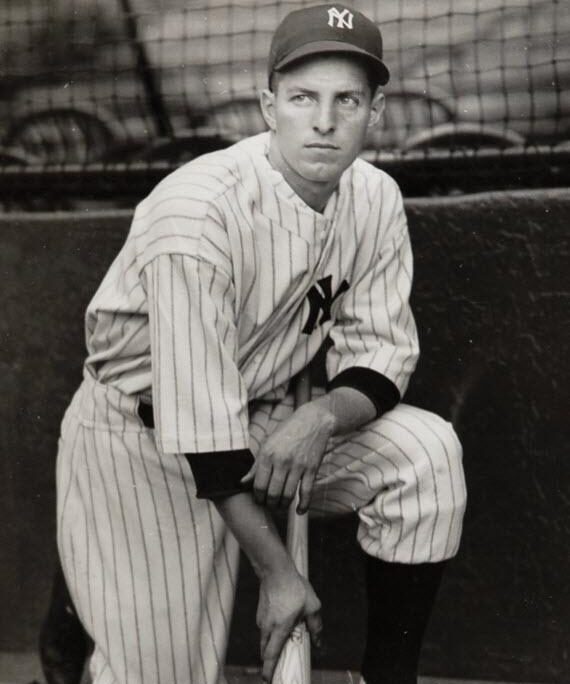 Tommy Henrich of the New York Yankees