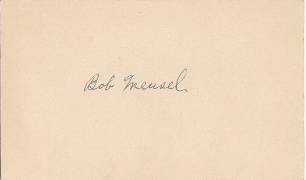 In his decade with the Yankees, Bob Meusel hit .309 and averaged more than 100 RBI per season