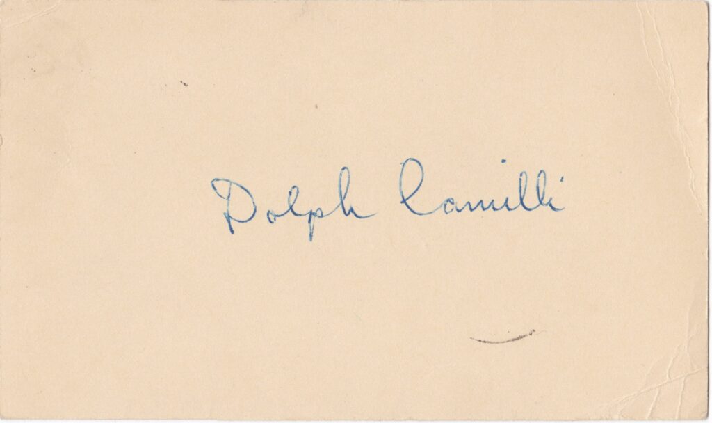 Dolph Camilli was one of the NL's most dangerous hitters of the mid-'30s through the early-'40s