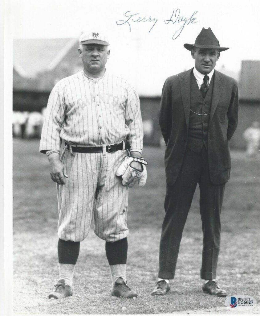 Larry Doyle was the captain for John McGraw's Giants and took the reigns whenever McGraw was ejected or suspended