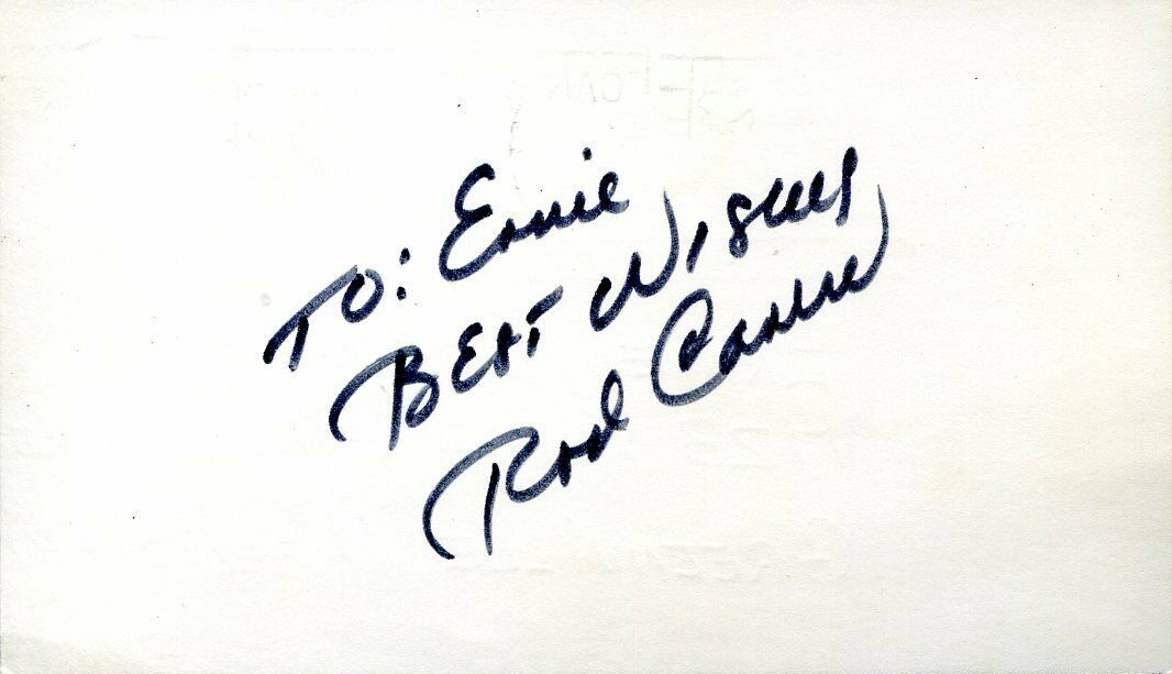 rod carew signature