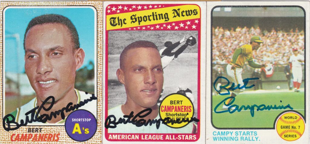Bert Campaneris enjoyed a 22-year career in pro baseball that included 19 big league seasons