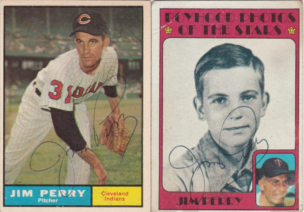 Jim Perry was a professional baseball player for 20 seasons