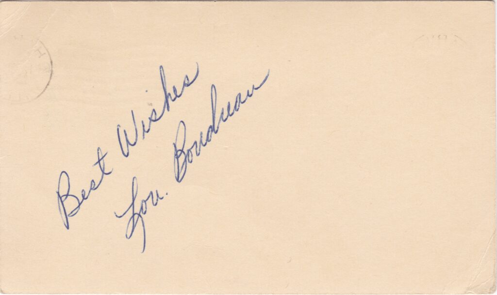 Lou Boudreau was the 1948 MVP when he led the Tribe to a World Series title